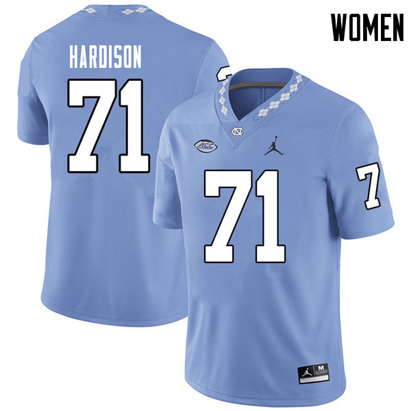 Jordan Brand Women #71 Dee Hardison North Carolina Tar Heels College Football Jerseys Sale-Carolina